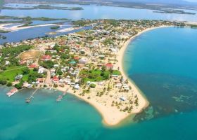 Arial view of Placencia Village, Placencia Peninsula, Belize – Best Places In The World To Retire – International Living